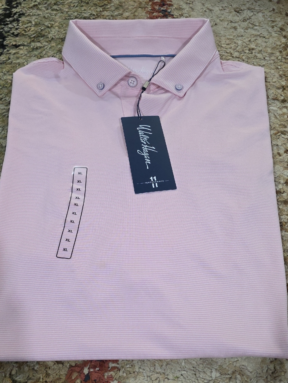 Walter Hagen Men’s Light Pink Polo Shirt